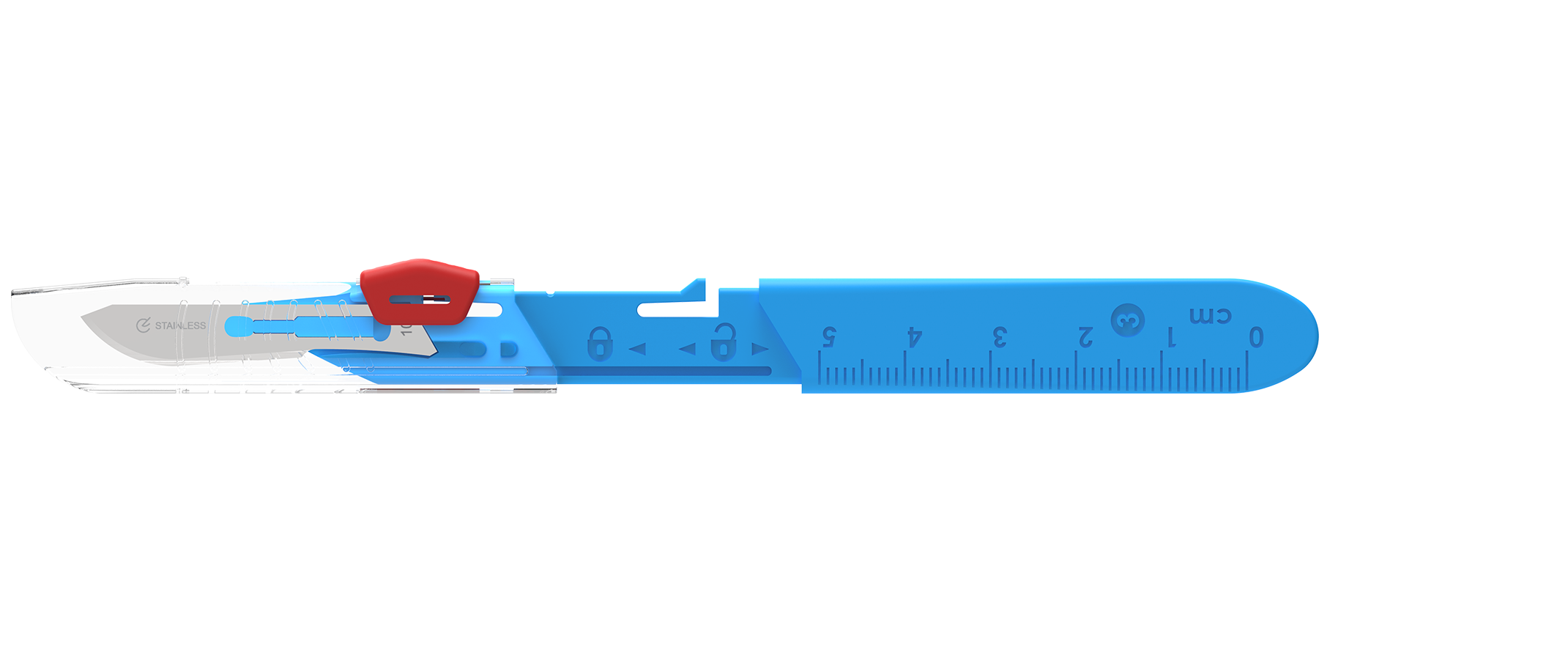 safety protective scalpel with blade cover